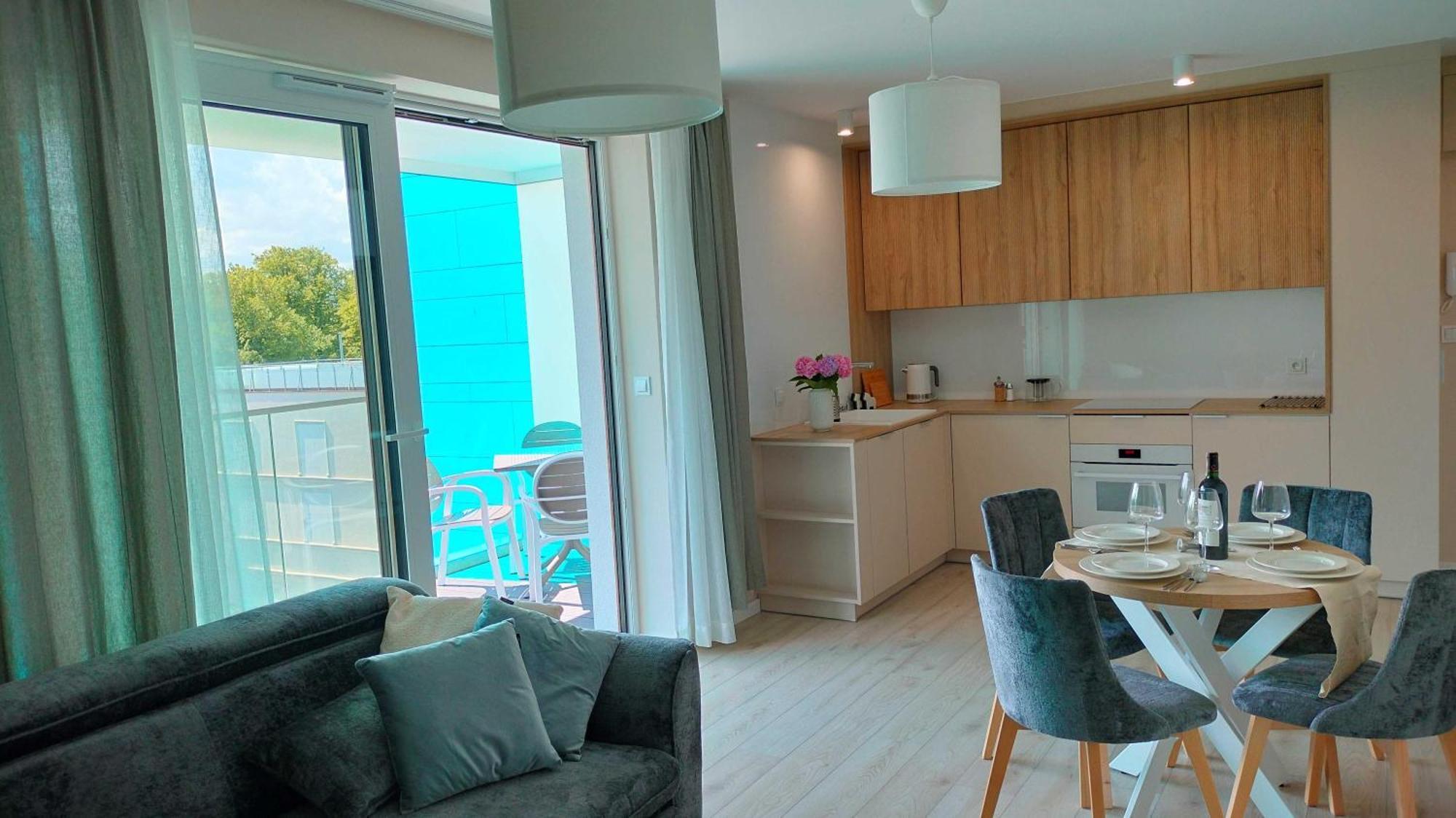 Cicha Przystan Apartamenty Whiteblue Sauna&Fitness&Parking Kołobrzeg Kültér fotó